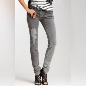 Woman’s Current/Elliott The Skinny in Bleach Out Destroy Size 27